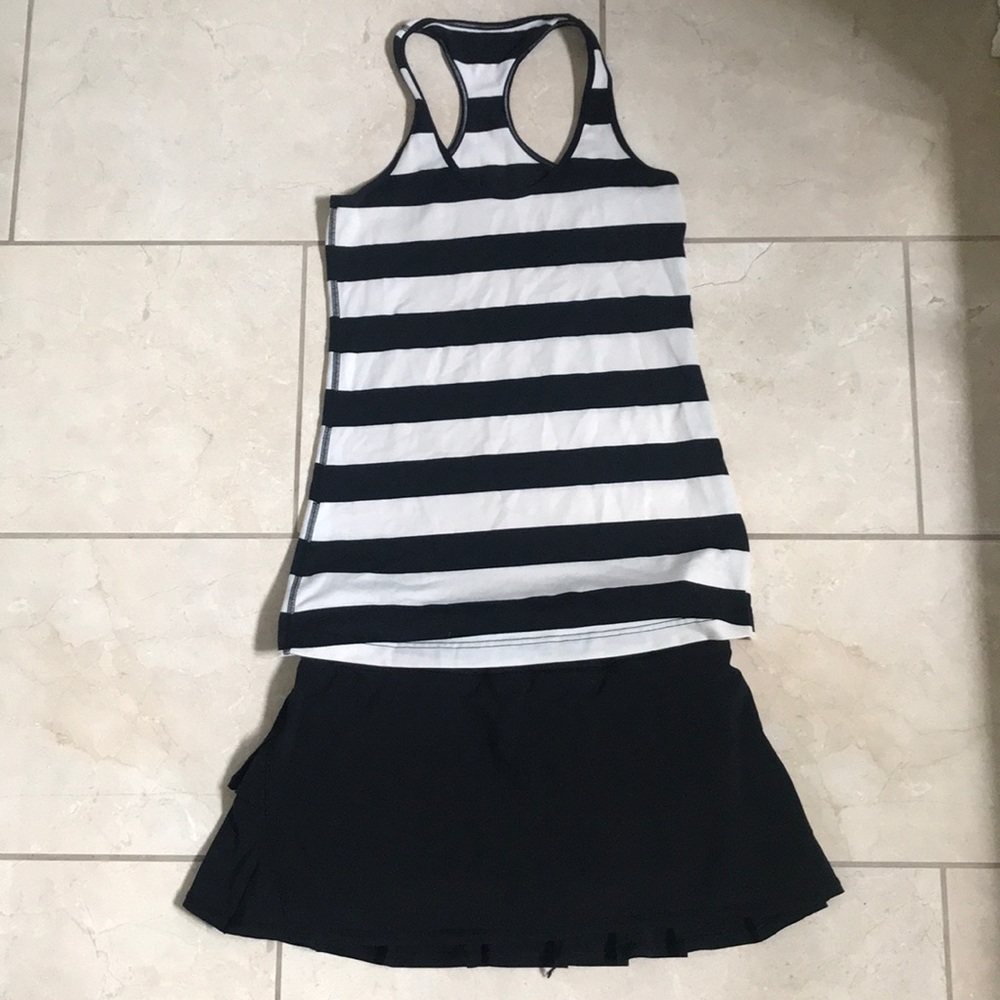 LuLu Lemon athletic skort with FREE top